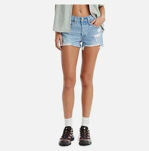 Levi's ®501 Cut Off Jeans Shorts Blue Sz 27 NWT